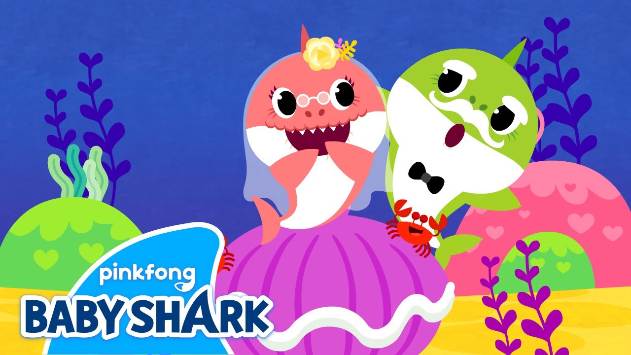 Wedding in the Sea | Baby Shark Dance and Song | Baby Shark Sing Along | Baby Shark Official