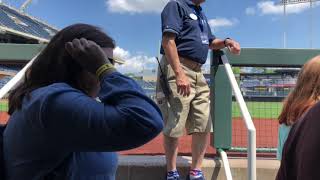 KC Royals Stadium Tour - Up To Dugout
