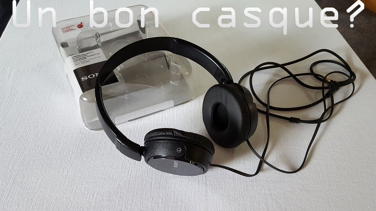 Trs bon Casque Audio SONY MDR ZX310B