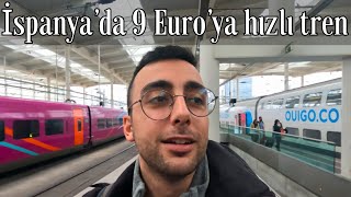Hızlı trenle Barselona-Madrid yolculuğu (Sadece 9 EURO !!!)