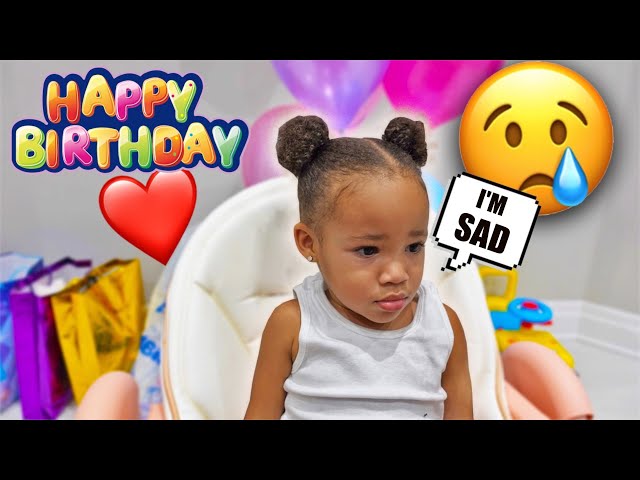 KIRAH CRIED ON HER 2ND BIRTHDAY 😢 class=