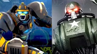 REAL STEEL WRB Tackle VS Danger ZOne & Shogun & Sarge & Blockbuster