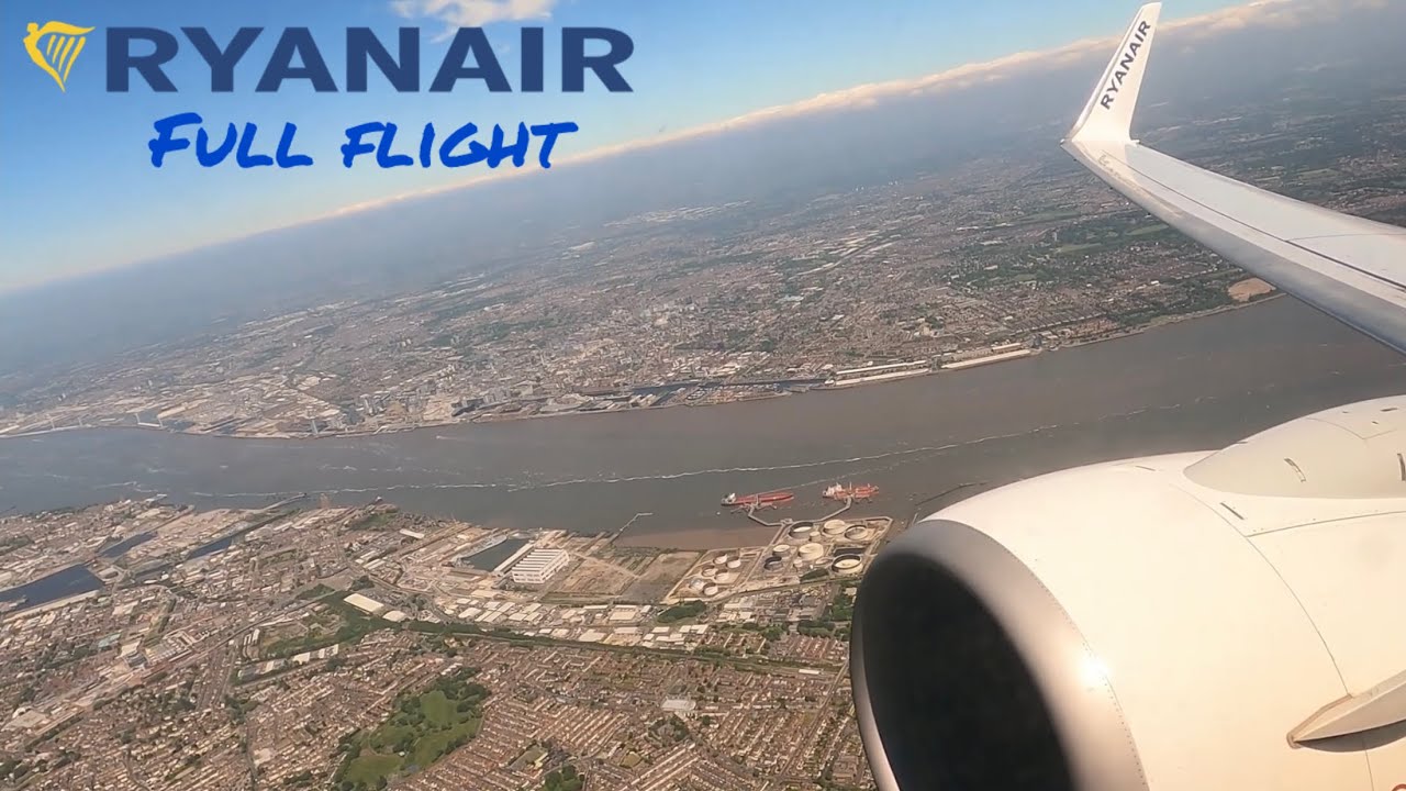 [4K] Liverpool ✈ Dublin | Ryanair | Full Flight | FR443 | EI-DYR | 25/05/2023