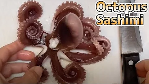 How to Clean, Prepare and Cook Octopus for Japanese Style Sashimi