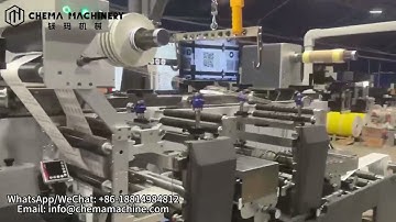 CMRY L8370 All Servo Motor Driven Unit Type Flexo Printing Machine Running well in customer factory