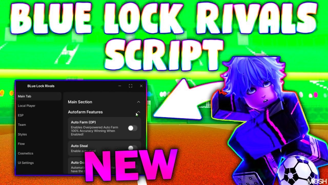 Blue Lock: Rivals Script PASTEBIN ( AUTO GOAL , FLOWS/STYLES , INF STAMINA , INF FLOW ) 2026 Version