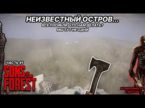 Попали с другом  на неизвестный остров  |  Sons of the forest  |  Прохождение #1 | #sonsoftheforest