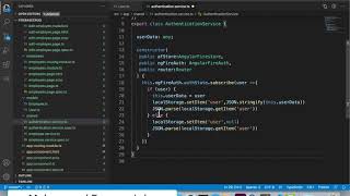 16   Ionic  & Firebase Authentication