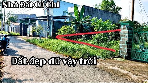 Nhà đất củ chi | giá rẻ | giới thiệu | Lô đất mặt tiền đường nhựa quá đẹp 10x28 gần như full thổ cư