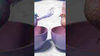 When Magic Hatches: Two Doves Take Flight 🕊✨'