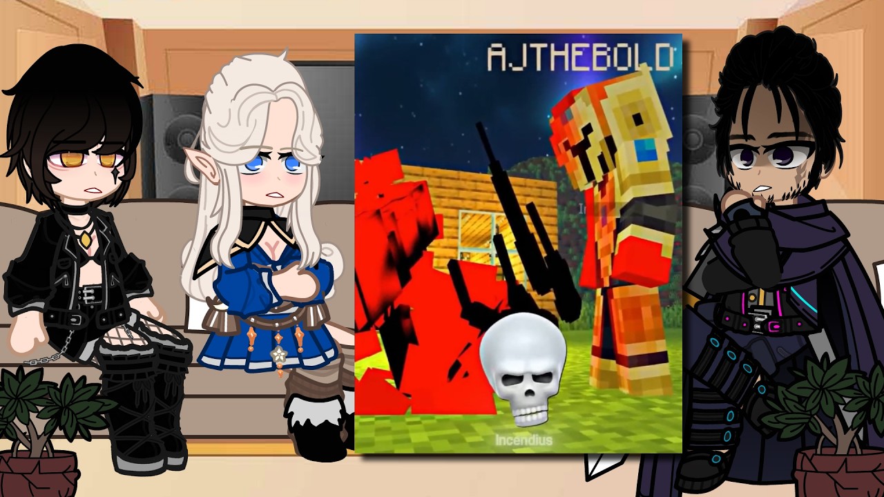 [NTR] Bad ending party React to Lihan as AJTHEBOLD |Gacha reacts to Minecraft + HamoodeG & INCENDIUS