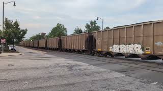 CSX 7205 and CSX 3452 lead a south bound loaded coal train with CSX 745 as a rear DPU 5/21/2026