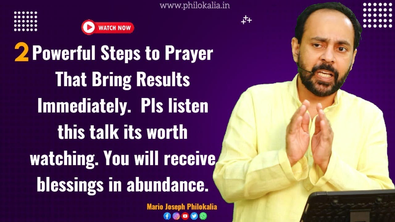2 powerful steps to prayer that bring results immediately pls listen