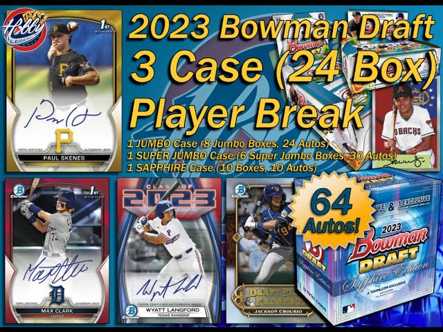 CASE #1 of 3 (SUPER JUMBO) - 2023 Bowman Draft + SAPPHIRE 3 Case