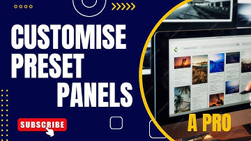 How to Customize Preset Panels in Photoshop Workspace | Beginner Tutorial