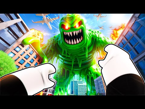 I BECAME GIANT TO EAT ROBLOX