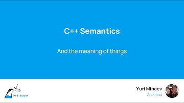 C++ semantics