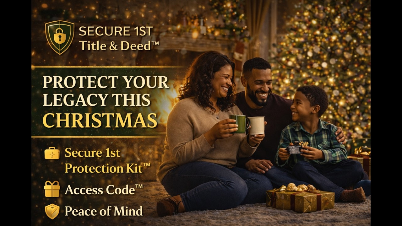 Lock Down Your Legacy This Holiday Season 🎉 | Secure 1st Title & Deed™