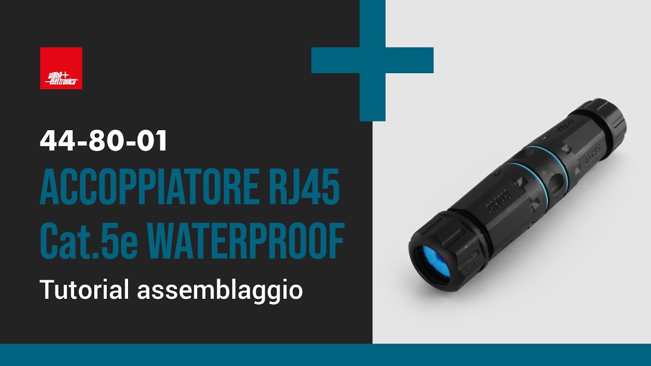 oniroview Connettore Giunzione RJ45 Cat.5e IP68 Schermata Impermeabile Presa//Presa Waterproof