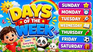 Days of the Week Song | The Singing Walrus | Kids Learn Days of The Week | Lucas and Friends | day