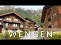Wengen walking tour 4K - A magical alpine village in Bernese Oberland, Switzerland! - May 2021