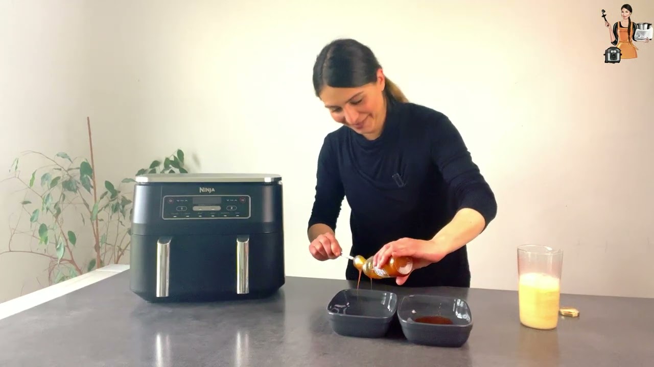 ‼️INCROYABLE DESSERT‼️AU AIR FRYER EN MELANGEANT DES OEUFS ET DU LAIT 🥛 🥚