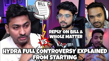 Alpha Clasher reply on Dynamo! & Reply on PC Bill Matter | Hydra Full Controversy Explained