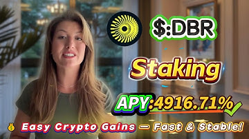 📊 Solana DBR staking tutorial revealed — high 4916.71% APY and consistent rewards explained!