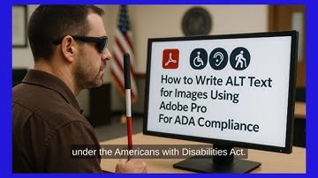 Create Accessible Alt Text in PDFs using Adobe Pro: 2026 Title II Compliance Guide