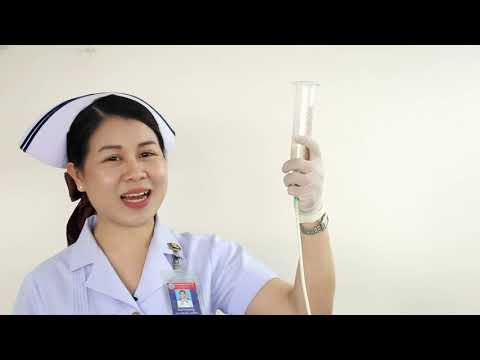 การให้อาหารทางสายยาง การล้างทำความสะอาดอุปกรณ์