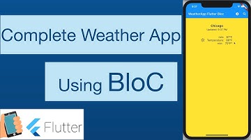 43-Write complete Weather App using Flutter, Bloc, State management, API Calling