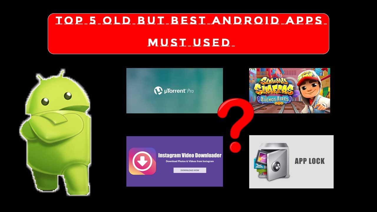 Top 5 Android Apps You Must Download - YouTube