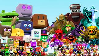 SUPER BEAR ADVENTURE AND SUBWAY SURF VS MECHA TITAN AND SONIC THE HEDGEHOG (Garry's Mod) screenshot 1