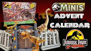 2023 Mattel Jurassic Park 30th Anniversary Advent Calendar Review!!! Mini figures!!!