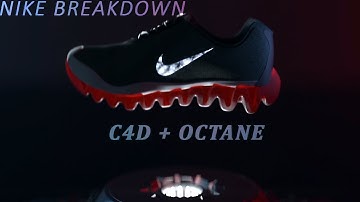Nike Air Flex Commercial Full Breakdown & Tutorial in C4D and Octane