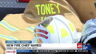 Toney Volunteer Fire Department announces new fire chief