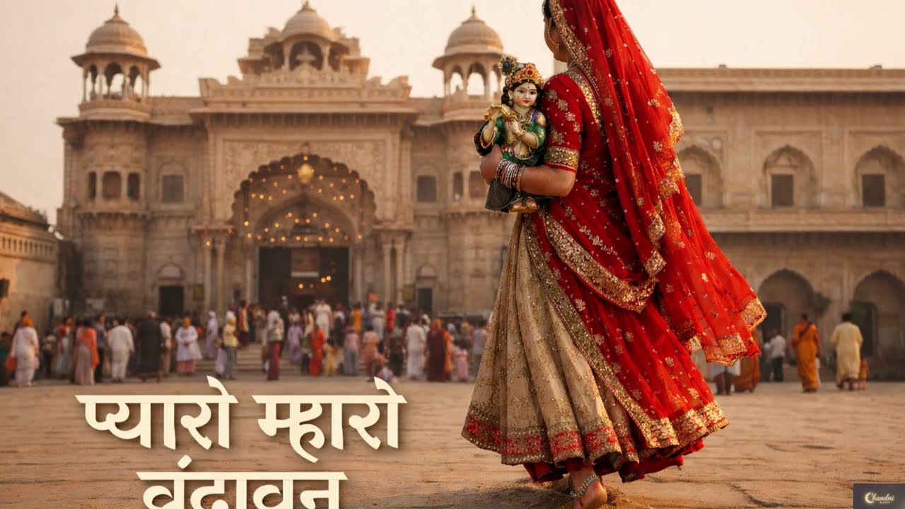 प्यारो म्हारो वृंदावन | कृष्ण से साक्षात्कार || वृंदावन की गलियों में श्याम | प्यारो म्हारो वृंदावन