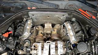 BMW M5 F10 S63TU - Downpipes Install - Catalytic Converter Removal #bmw #vrsf #G3 #IG