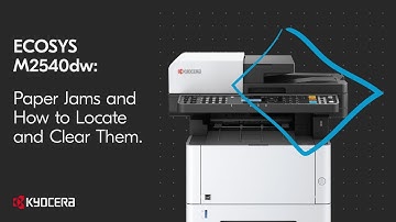 Kyocera M2540dw Paper Jams and How to Locate and Clear Them