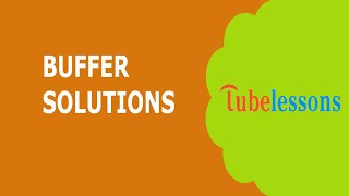 Buffer solutions