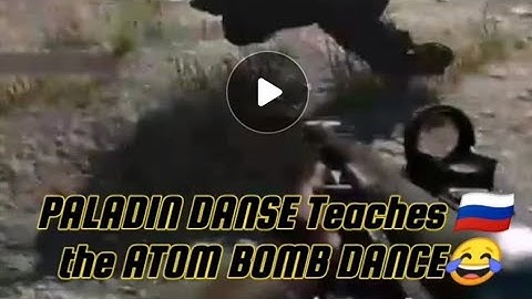 🇷🇺 Atom Bomb Dance 🤣 Fallout 4 Parody based on @vergessenerproduction Paladin Danse song