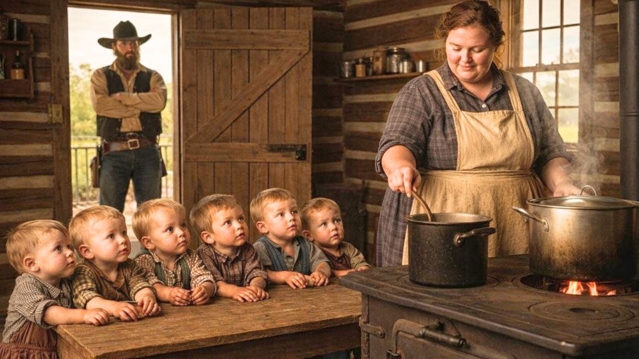 She Was Hired to Cook for 6 Kids — The Widowed Cowboy Didn’t Expect What Happened Next