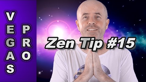 Zen Tip #15: How To Speed Up Your Rendering Times in Sony Vegas