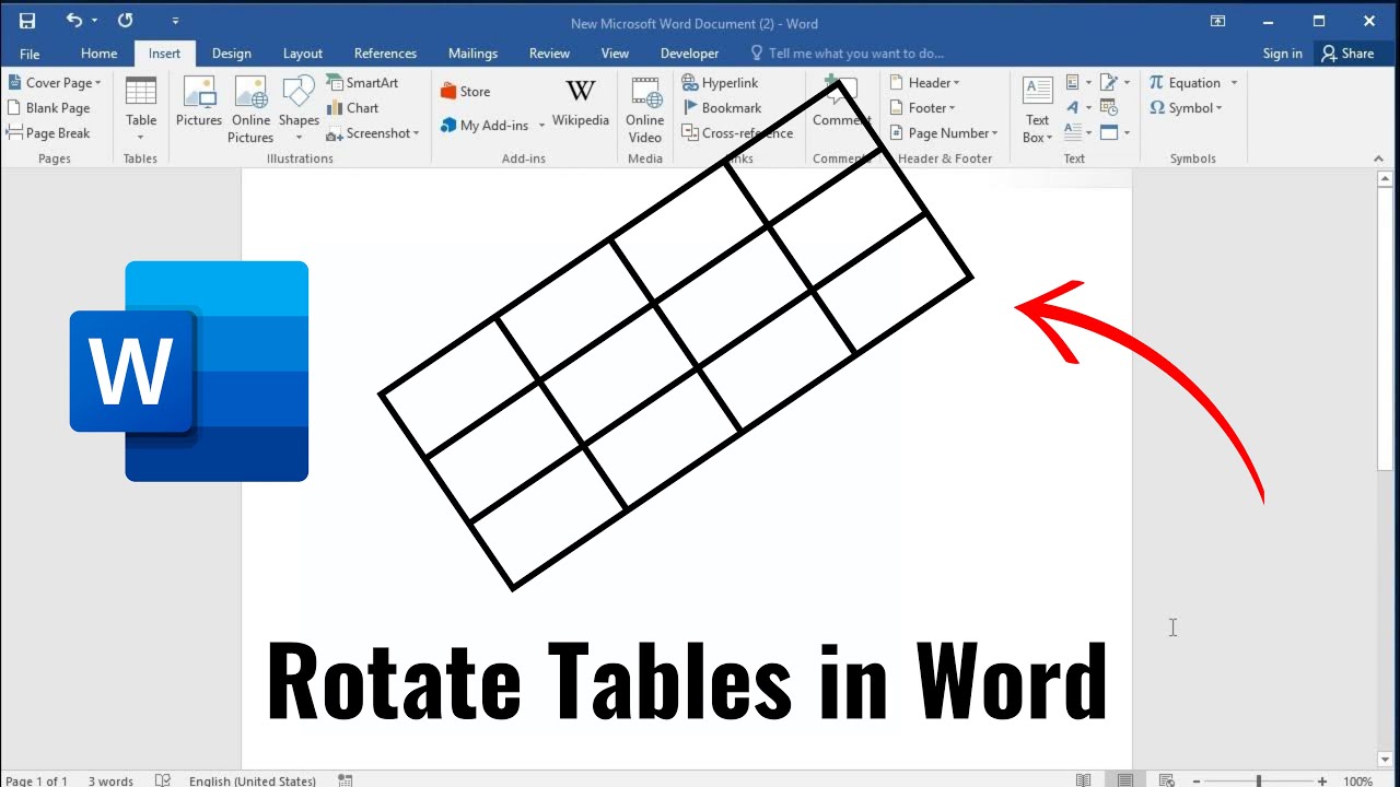 How to Rotate Tables in MS Word
