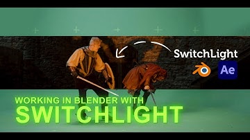 Working in Switchlight and Blender (Free Footage!) #blender #blendertutorial #compositing #b3d