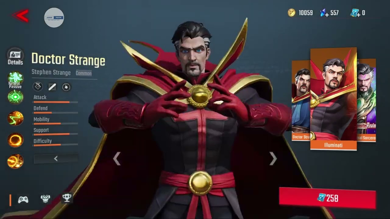 All Hero  & Skins in Marvel Super War  - Role Energy