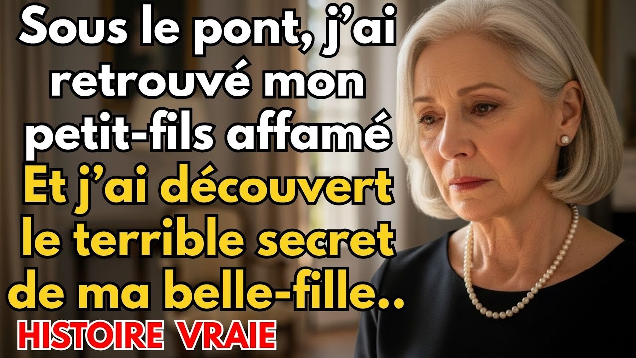Histoire Vraie de Grand-mère à Reims👵💔J'ai trouvé mes petits-enfants en train de mendier sous le pon