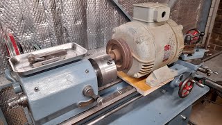 Running / testing 2 HP 440 V 3-phase induction motor using WEG CFW300 1 HP 240 V single-phase VFD
This 2 HP 3-phase induction motor is plated 400 / 440 V delta but I dont have a true 3-phase supply of that voltage so I used a 220 / 240 V inverter (WEG CFW300) instead. All I needed to do was check the motor spins and I realise this is not an optimal setup (2 HP motor, 1 HP VFD and unmatched voltages). Induction motor speed is frequency and not voltage dependent but with only half the voltage Im assuming output power would be around 1/4 or less of the rated power (power = V^2 / R). Im ignoring slip. If you watch the video youll note the F022 fault code raised during a quick ramp down (inertial load?) I presume this would not happen with an appropriately matched VFD, which this is not. The motor came from a Multico A3 table saw which Im told came from a hospital. The motor and table saw appear to have had little use and I will be selling the motor in due course. Running / testing 2 HP 440 V 3-phase induction motor using WEG CFW300 1 HP 240 V single-phase VFD
