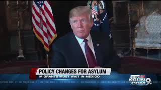 Migrants seeking asylum must now wait in Mexico