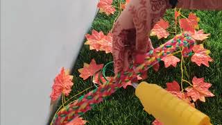 DIY Navratri Hairband/ Necklace by @dr.CraftyPanda